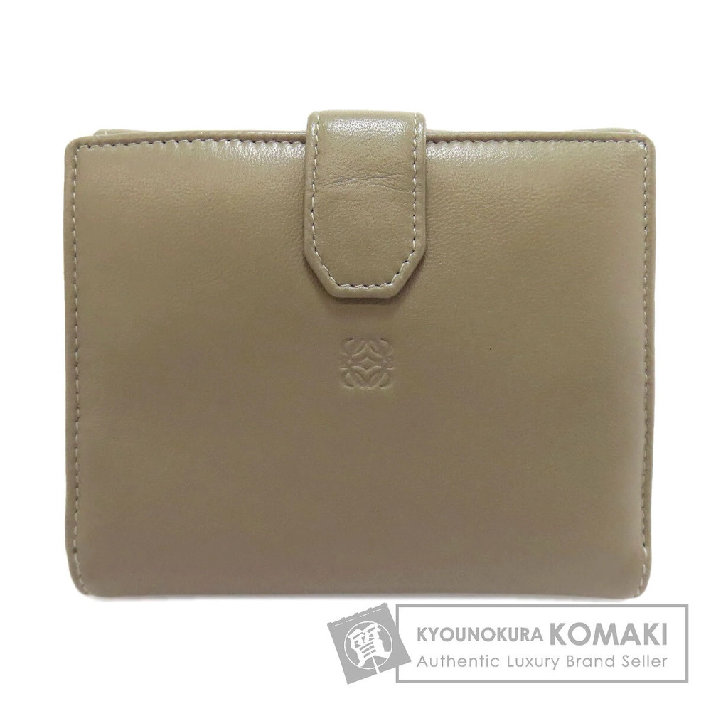 Loewe Anagram Bi fold Wallet coin purse Lambskin